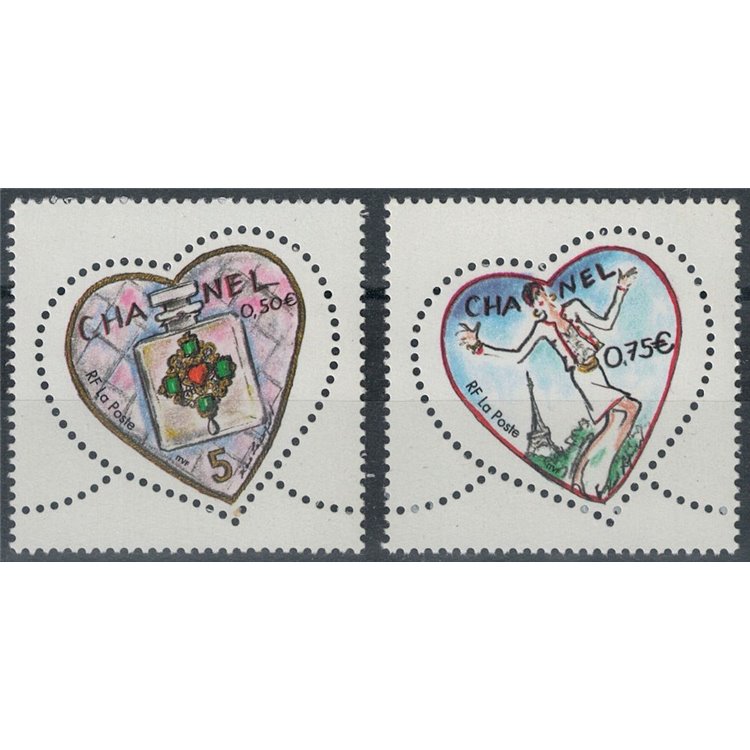 FRANCE 2004 Valentine's Day (Chanel) 2v MNH**