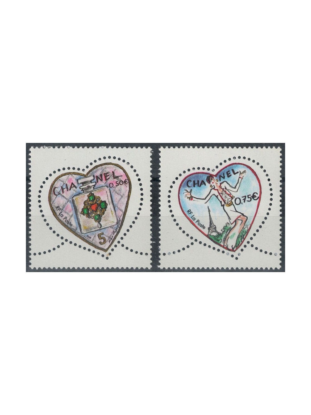 FRANCIA 2004 San Valentino (Chanel) 2v MNH**