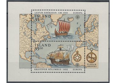 ISLANDA 1992 Europa BF MNH**