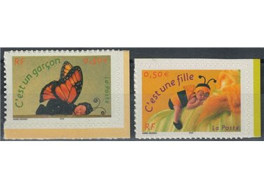 FRANCE 2004 Greeting stamps (male and female) s-a 2v MNH**