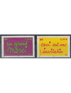 FRANCIA 2004 Francobolli augurali 2v MNH**