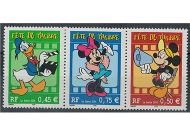 FRANCIA 2004 Giornata del francobollo 3v da LB MNH**
