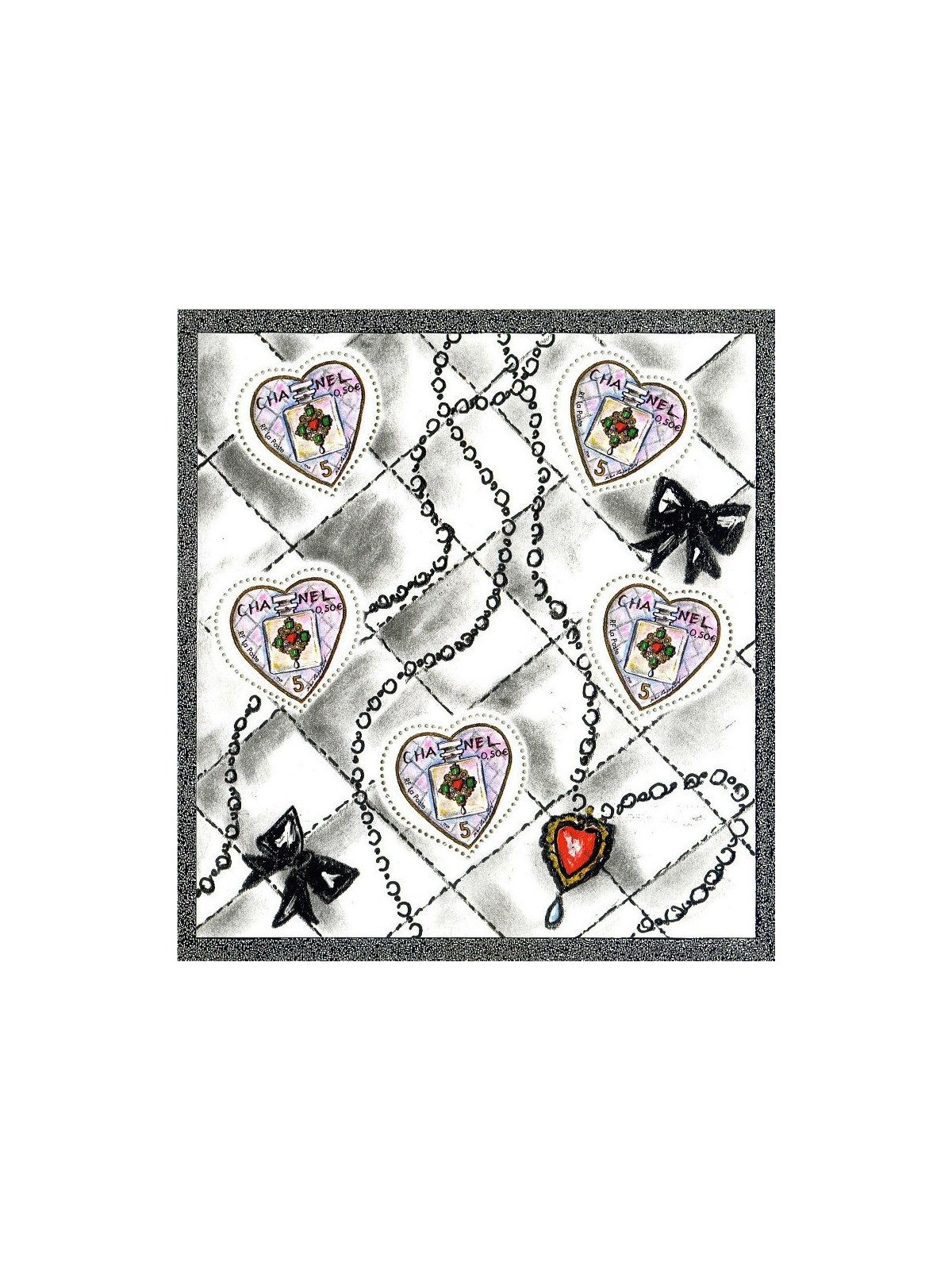 FRANCE 2004 Valentine's Day (Chanel) s/s MNH**