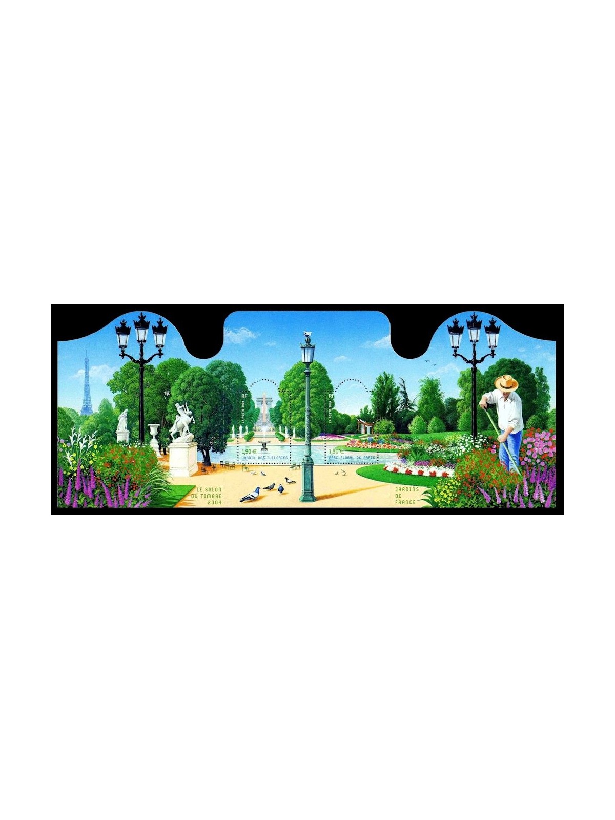 FRANCE 2004 Gardens of France (2nd series) s/s MNH**