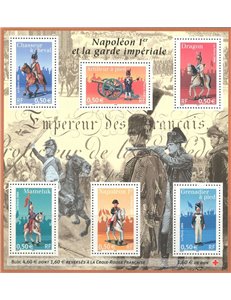 FRANCIA 2004 Napoleone e la Guardia Imperiale BF MNH**