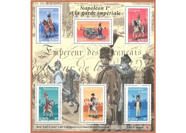 FRANCIA 2004 Napoleone e la Guardia Imperiale BF MNH**