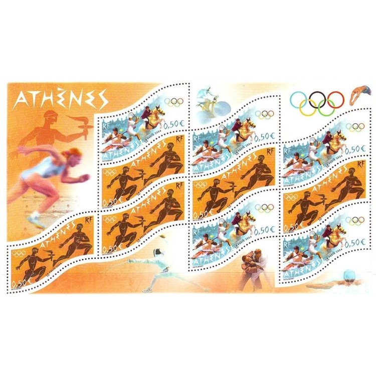 FRANCE 2004 Athens Olympics s/s MNH**