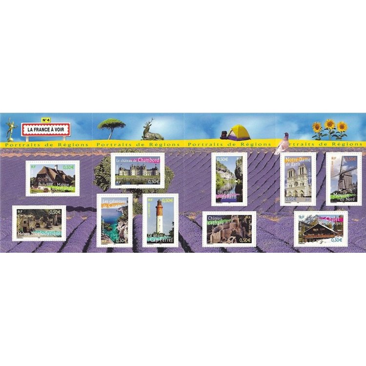 FRANCIA 2004 Regioni francesi (4ª serie) BF MNH**