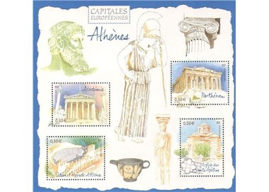 FRANCIA 2004 Capitali europee (Atene) BF MNH**