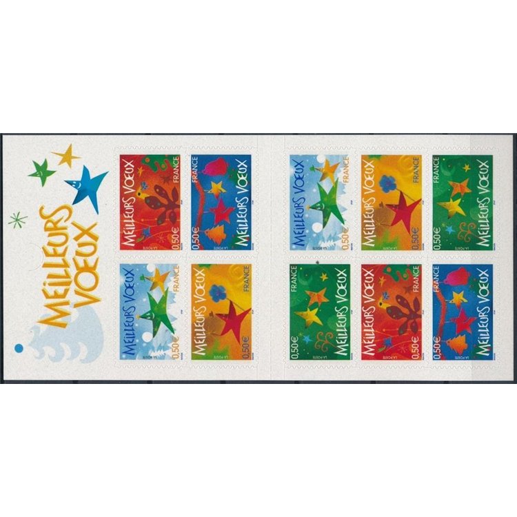 FRANCE 2004 New Year's Greetings booklet MNH**