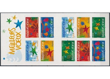 FRANCE 2004 New Year's Greetings booklet MNH**