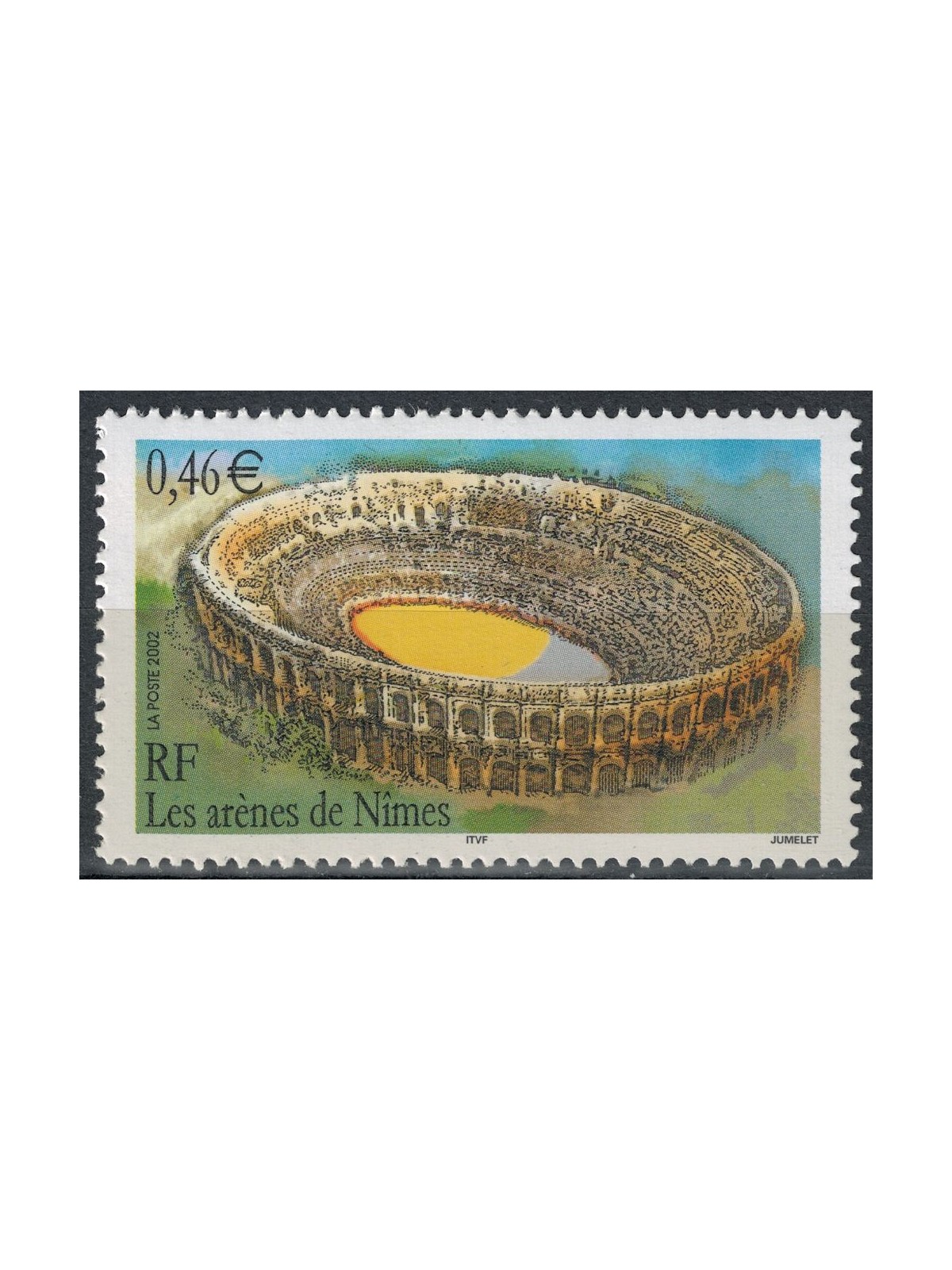 FRANCE 2002 Architecture (Nimes Amphitheatre) MNH**