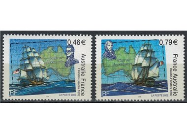 FRANCE 2002 Nicolas Baudin and Matthew Flinders 2v MNH**