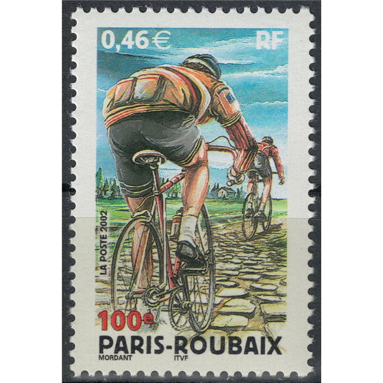 FRANCE 2002 Cycling (Paris-Roubaix) MNH**