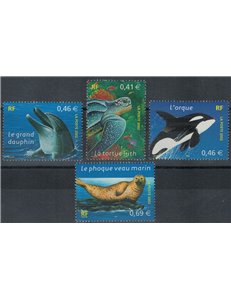 FRANCIA 2002 Natura di Francia 4v MNH**