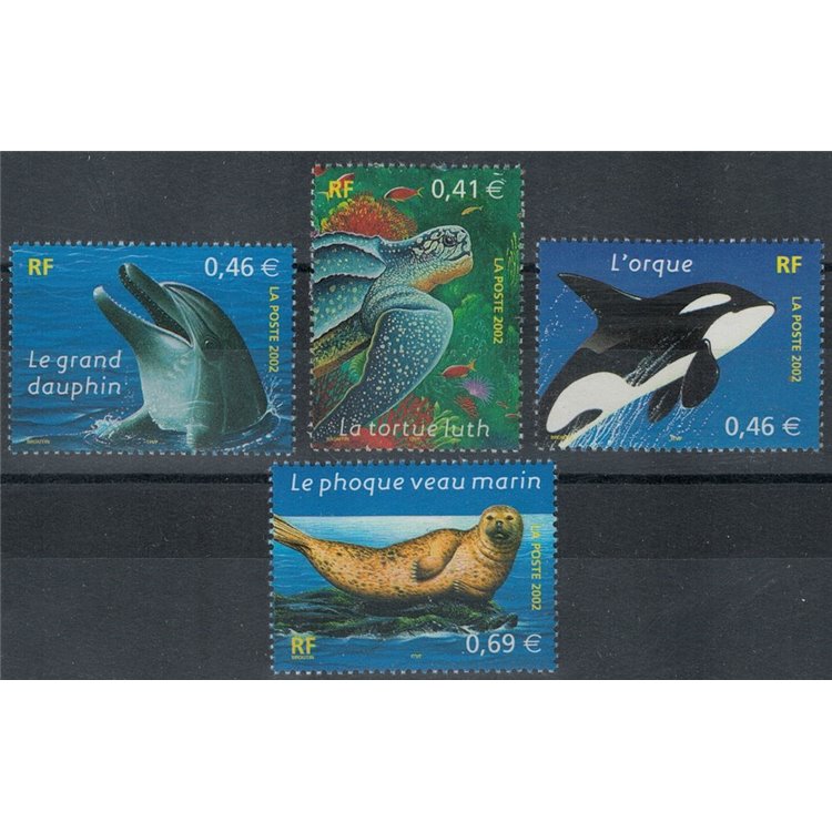 FRANCE 2002 Nature of France 4v MNH**