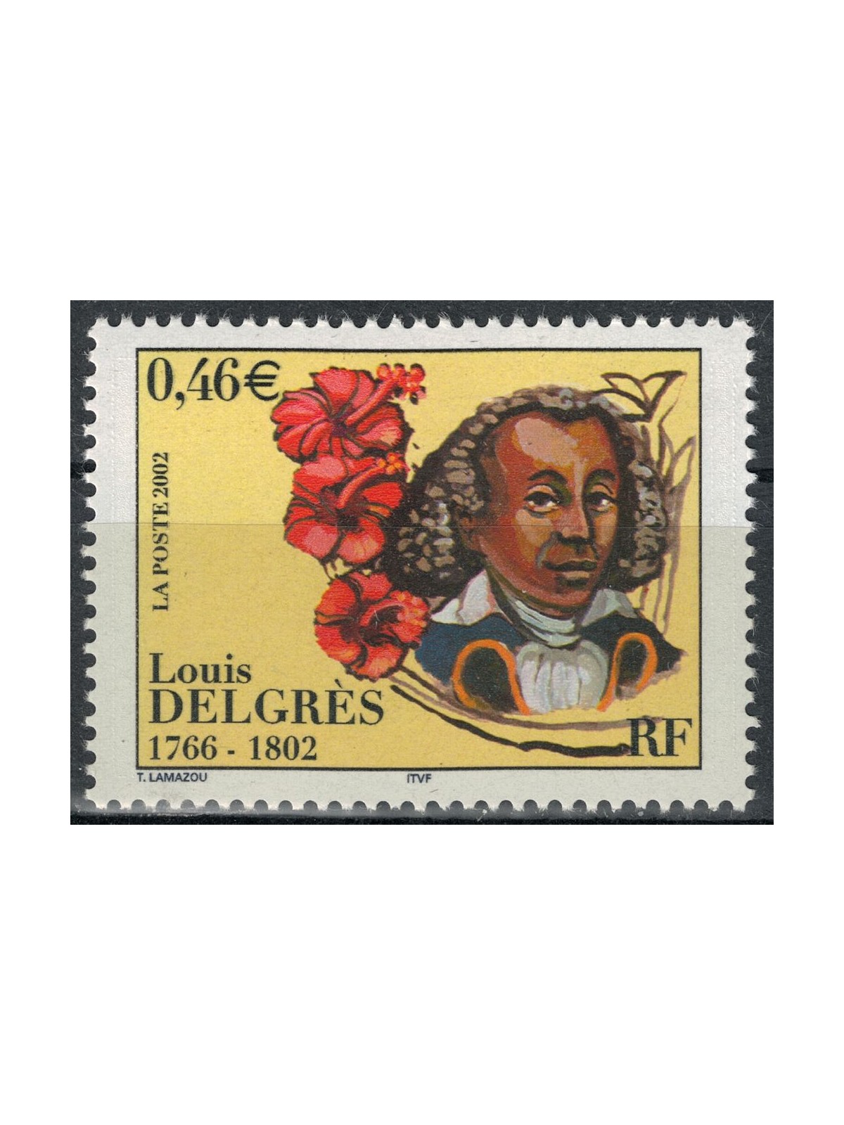 FRANCE 2002 Louis Delgres MNH**