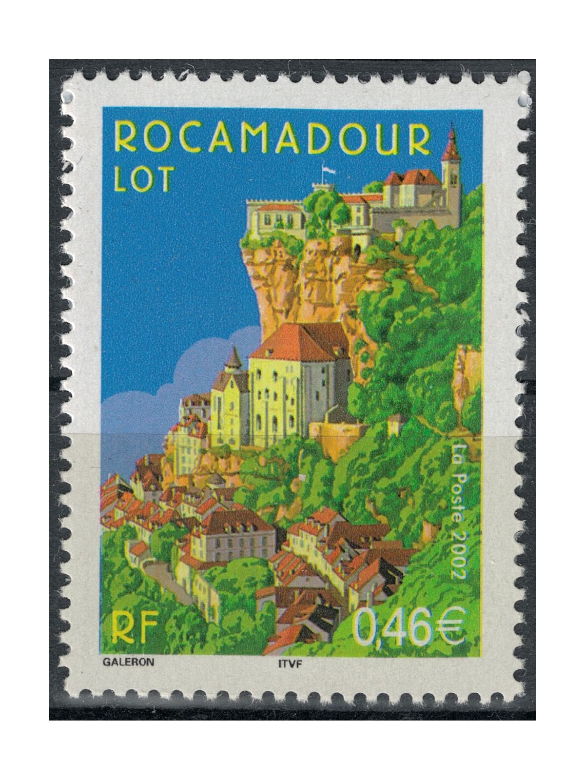 FRANCE 2002 Tourist (Rocamadour) MNH**