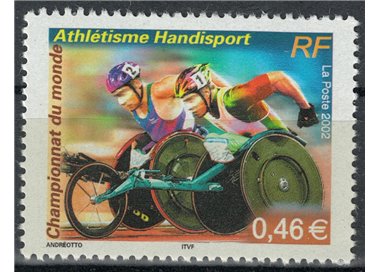 FRANCE 2002 Athletics for the Disabled MNH**
