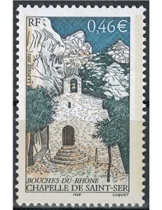 FRANCE 2002 Chapel of Saint Ser MNH**
