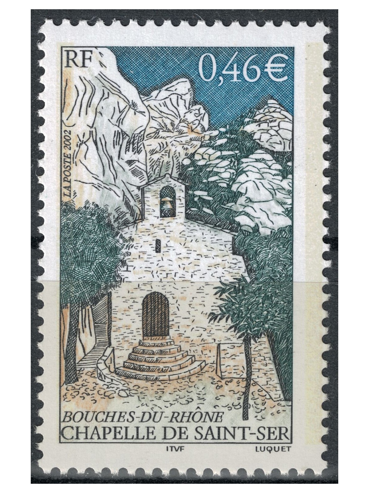 FRANCIA 2002 Cappella di Saint Ser MNH**