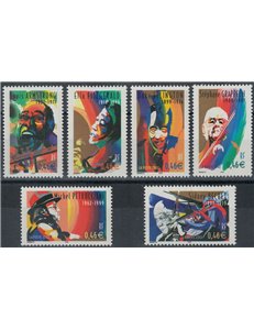 FRANCIA 2002 Cantanti Jazz 6v MNH**