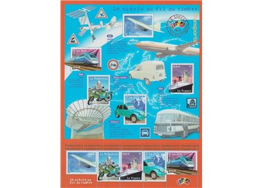 FRANCIA 2002 Il XX secolo (Mezzi di Trasporto) BF MNH**