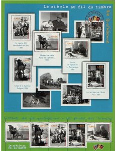 FRANCE 2002 The 20th Century (Moments of Daily Life) s/s MNH**