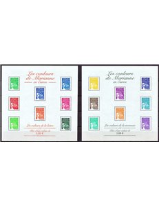 FRANCE 2002 Marianne of July 14 2 s/s MNH**