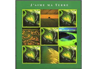 FRANCE 2002 Valentine's Day (Bertrand) s/s MNH**