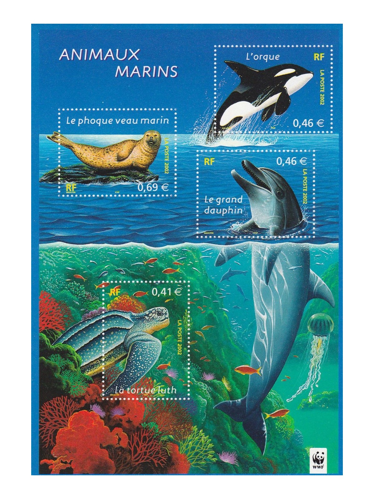 FRANCIA 2002 Natura di Francia BF MNH**