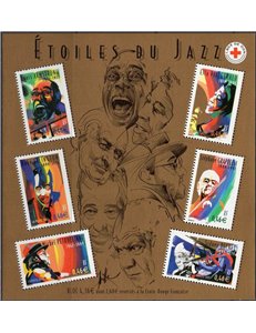 FRANCIA 2002 Cantanti Jazz BF MNH**