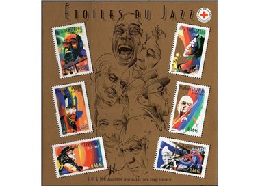 FRANCE 2002 Jazz Singers s/s MNH**