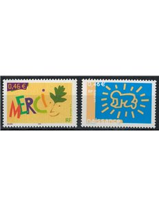 FRANCIA 2003 Francobolli augurali 2v MNH**