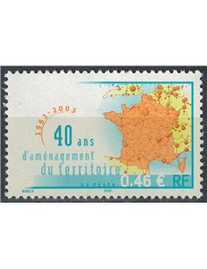 FRANCE 2003 Organization of the territory MNH**