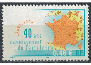 FRANCE 2003 Organization of the territory MNH**