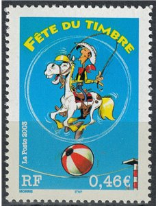 FRANCIA 2003 Giornata del francobollo (Lucky Luke) MNH**