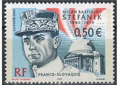 FRANCIA 2003 Milan Rastislav Stefanik MNH**