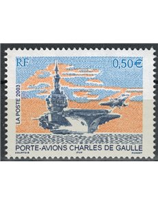 FRANCIA 2003 Portaerei Charles de Gaulle MNH**