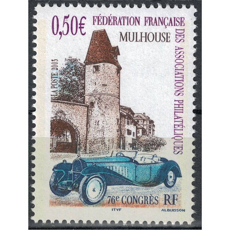 FRANCIA 2003 Società Filateliche Francesi MNH**