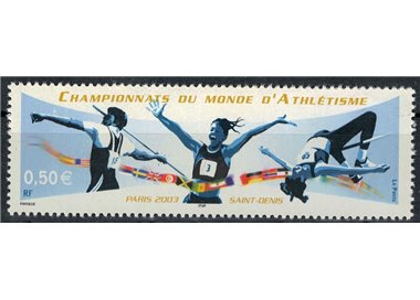 FRANCIA 2003 Mondiali di Atletica MNH**