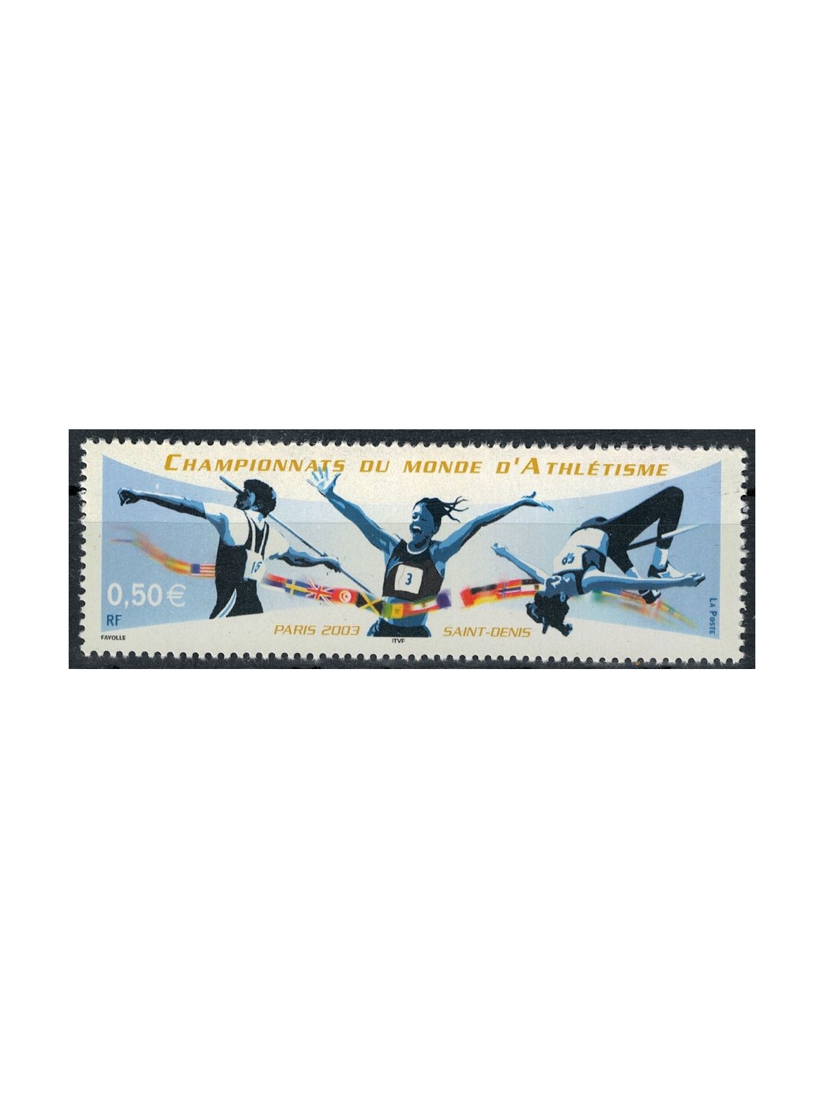 FRANCE 2003 World Athletics Championships MNH**