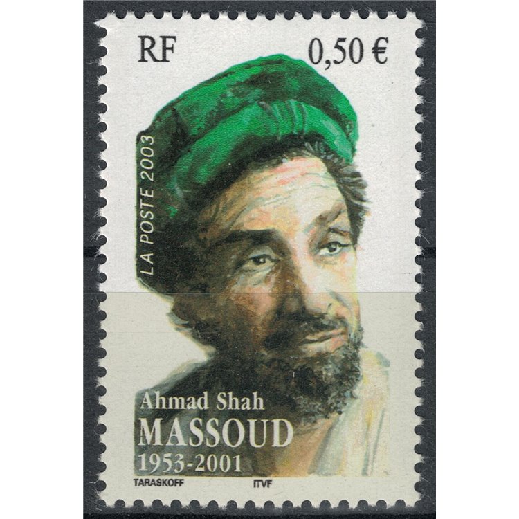 FRANCE 2003 Ahmad Shah Massoud MNH**