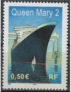 FRANCE 2003 Queen Mary 2 MNH**