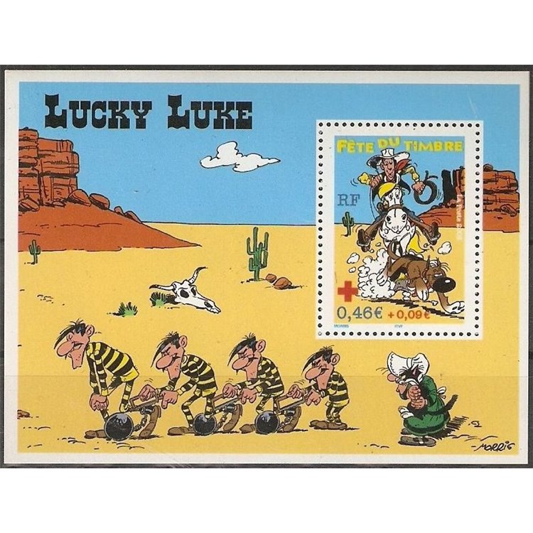 FRANCE 2003 Stamp Day (Lucky Luke) s/s MNH**