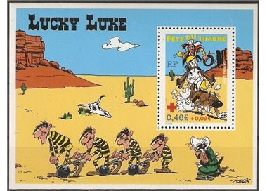FRANCIA 2003 Giornata del francobollo (Lucky Luke) BF MNH**