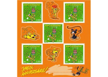 FRANCIA 2003 Francobolli per saluti (compleanno) BF MNH**