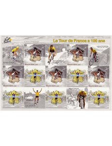FRANCIA 2003 Tour de France BF MNH**