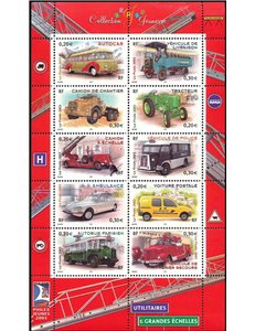 FRANCE 2003 Youth Collection (Work Vehicles) s/s MNH**