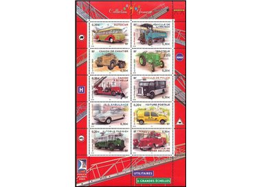 FRANCE 2003 Youth Collection (Work Vehicles) s/s MNH**